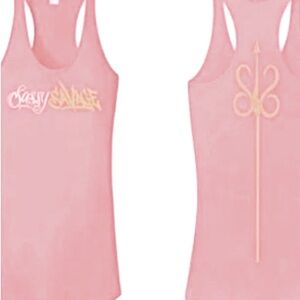 Pink Graphic Tank Top